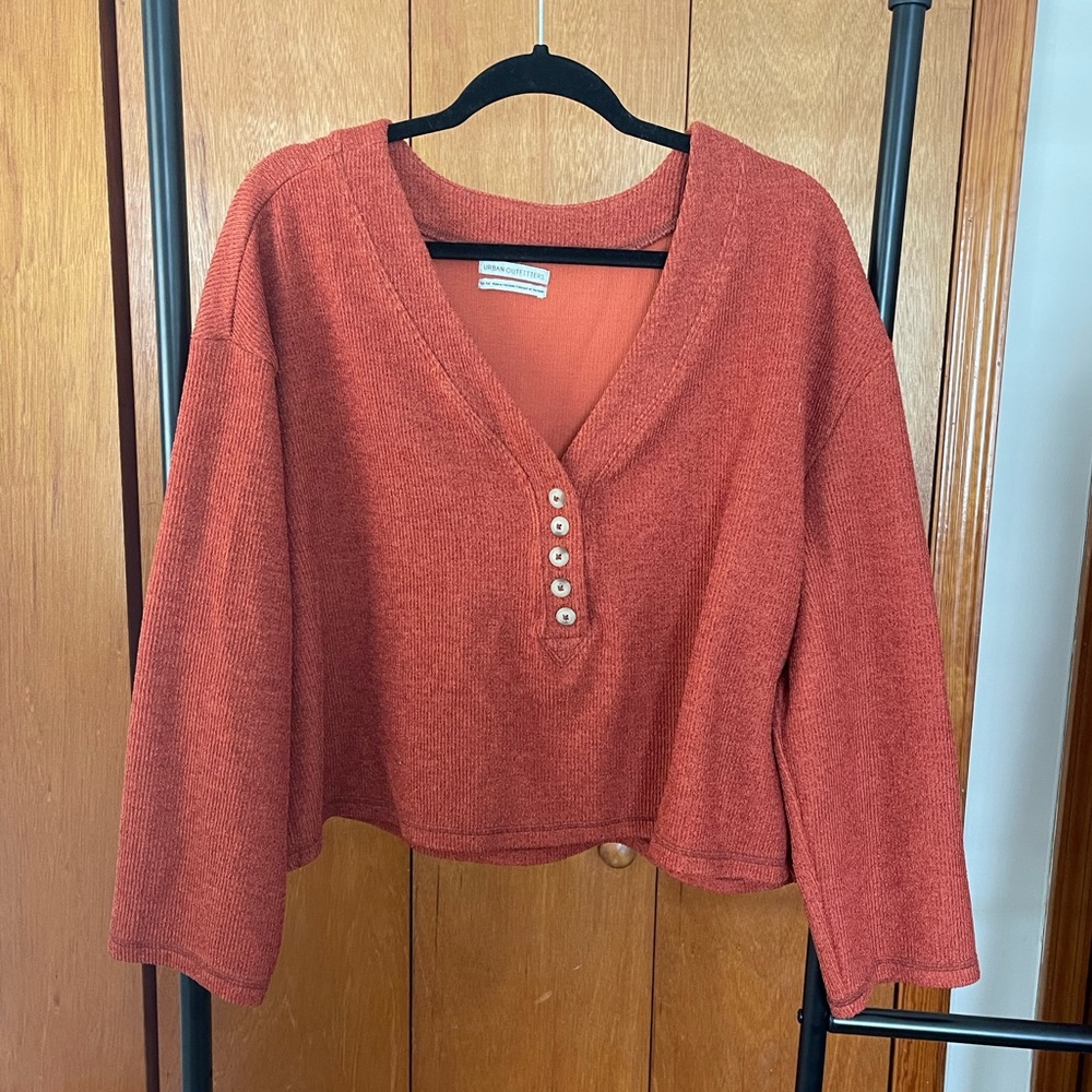 Urban outfitters oversized crop sweater